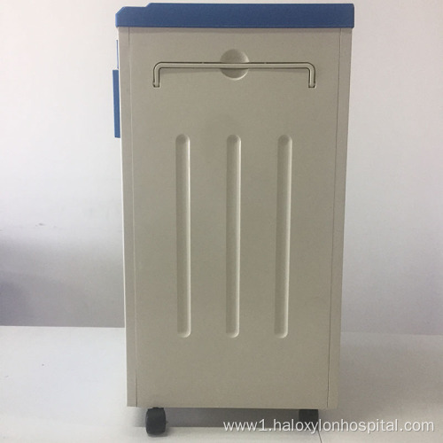 High Quality ABS Hospital Nightstand with wheel